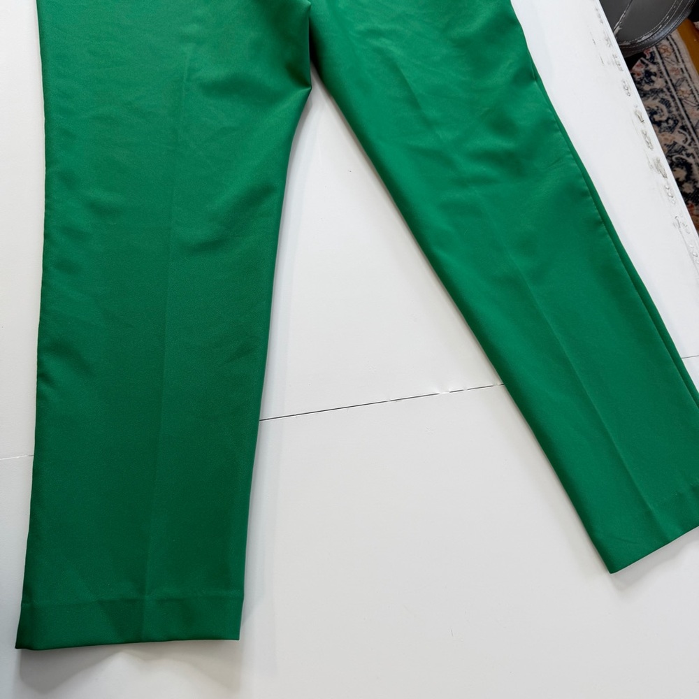 7th Avenue New York Green Belted Trousers Size 12 Average - Picture 16 of 16